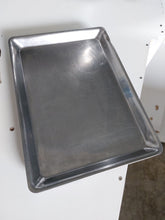 Carica l'immagine nel visualizzatore di Gallery, Vassoio da vetrina in acciaio inox cm 31x22x2