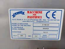 Carica l'immagine nel visualizzatore di Gallery, Macchina per produzione pasta fresca Cilindro Automatico