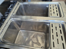 Carica l'immagine nel visualizzatore di Gallery, Cuocipasta bollitore professionale a gas 2 vasche Alpeninox