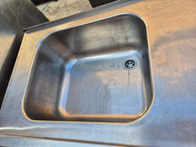 Carica l'immagine nel visualizzatore di Gallery, Tavolo preparazione con foro pattumiera 120x55x85