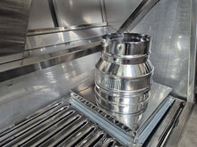 Carica l'immagine nel visualizzatore di Gallery, Cappa centrale con motore aspirante cm 240x140x50