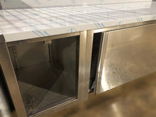 Carica l'immagine nel visualizzatore di Gallery, Banco da lavoro con pattumiera cm. 240x70