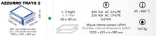 Carica l'immagine nel visualizzatore di Gallery, Forno elettrico per pizza in teglia GAM - Azzurro Tray 2