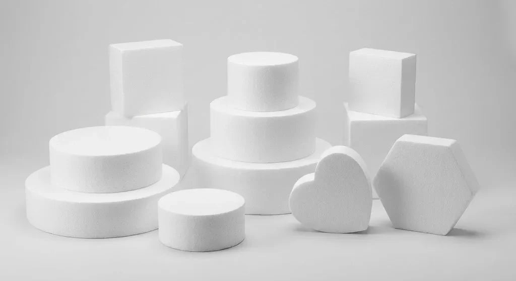 Base per Torta Circolare in polistirolo per Cake Design Altezza 10 cm Base per Torta Circolare in polistirolo per Cake Design Altezza 10 cm