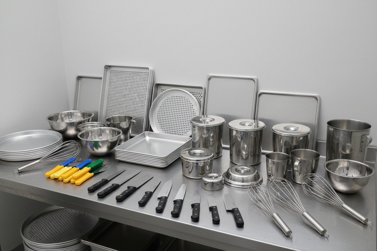 Equipos, piezas pequeñas y accesorios