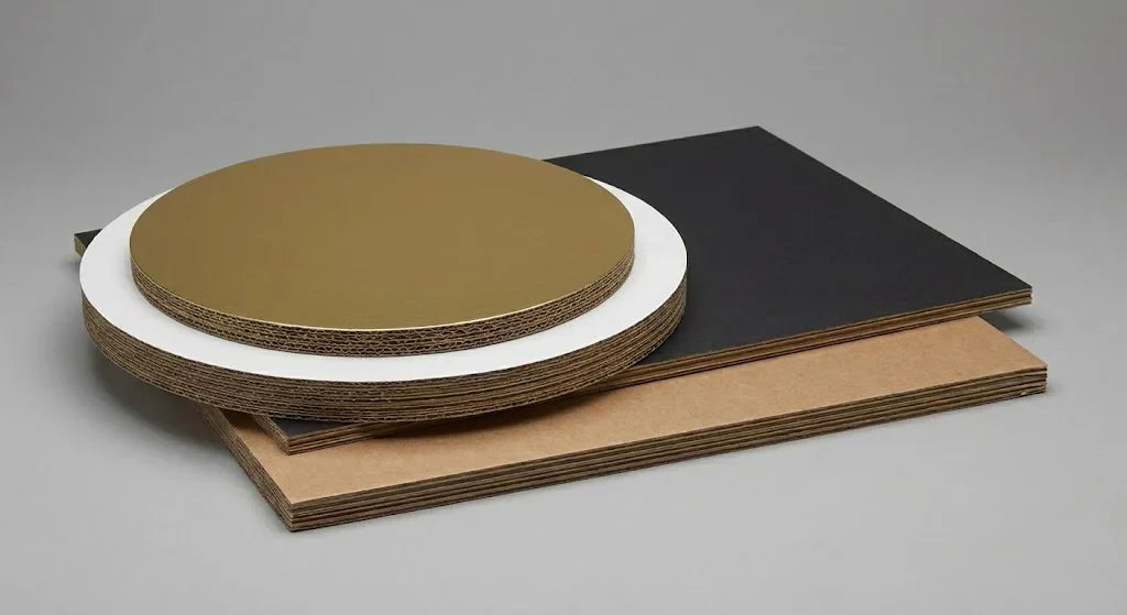 Dischi e rettangolari sottotorta in carta e cartone per pasticceria