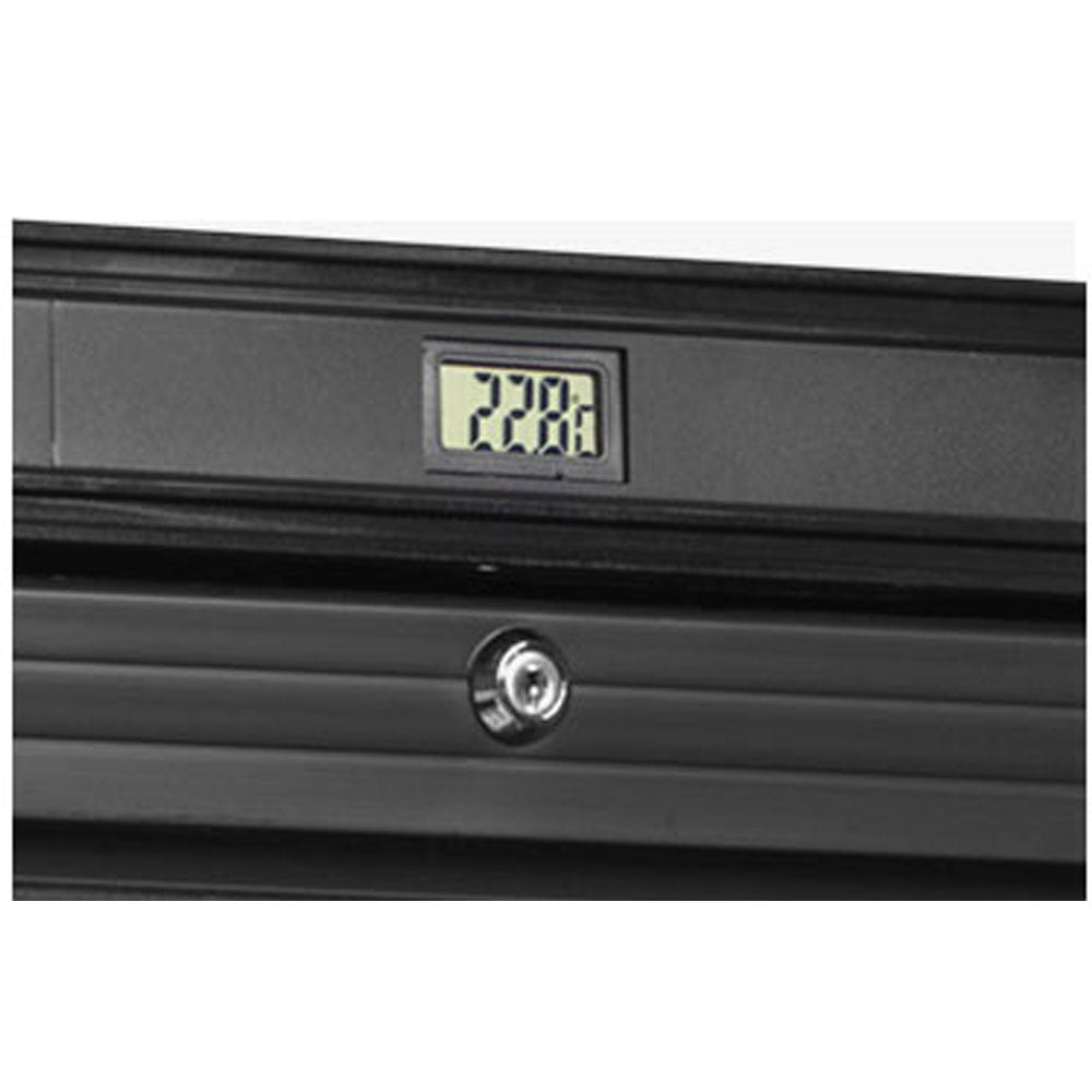Vetrina ventilata T° positiva, 380 Lit, nero - immagine 4