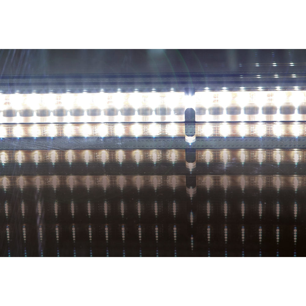 Vetrina ventilata T° positiva, 380 Lit, nero - immagine 3