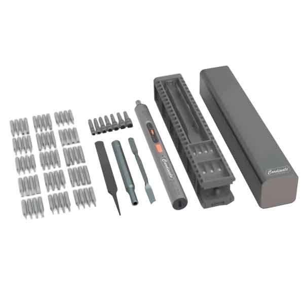 Mini cacciavite di precisione a batteria con inserti Cardinale