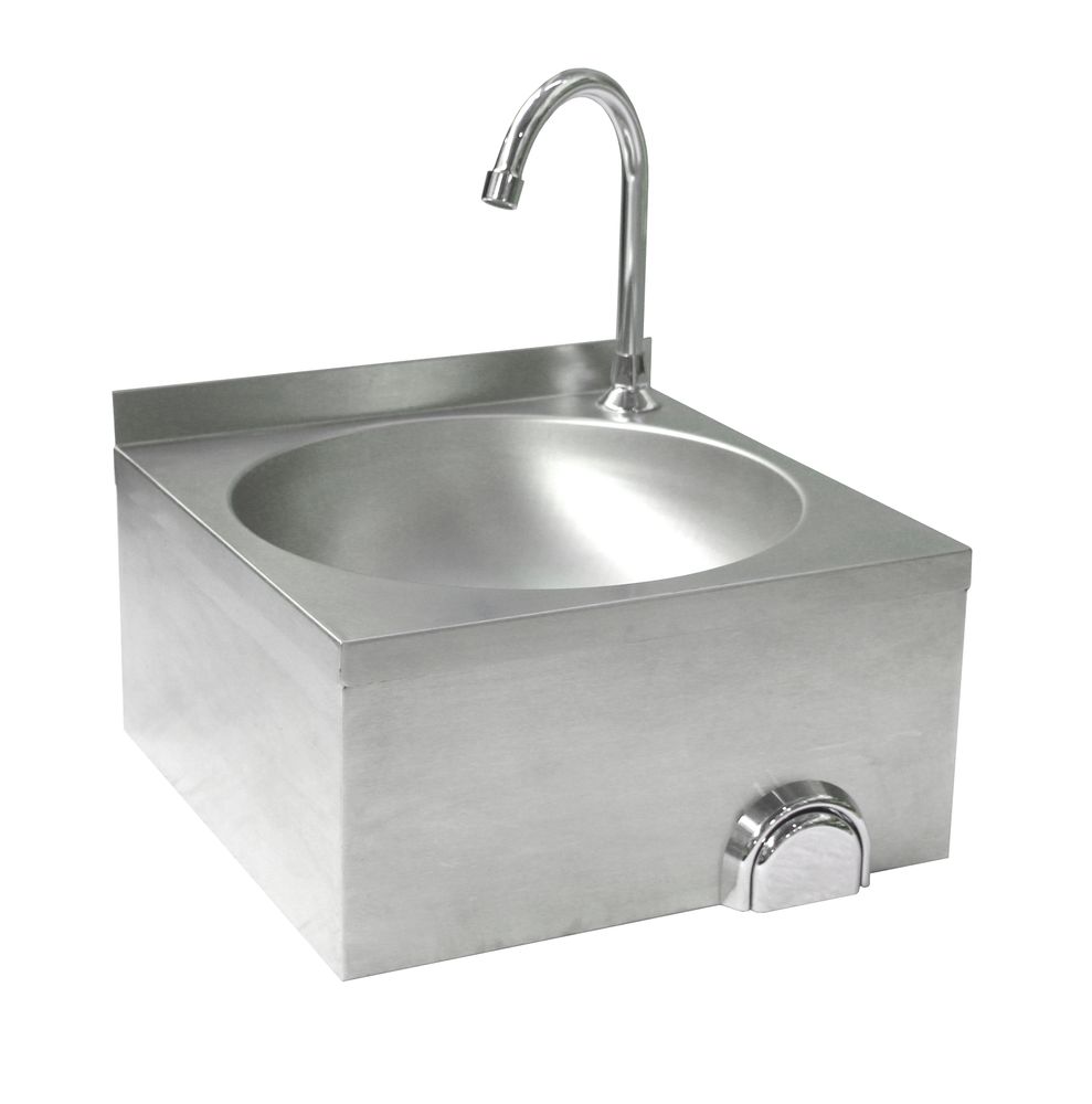 Lavandino con azionamento a ginocchio, HENDI, 400x428x(H)406mm