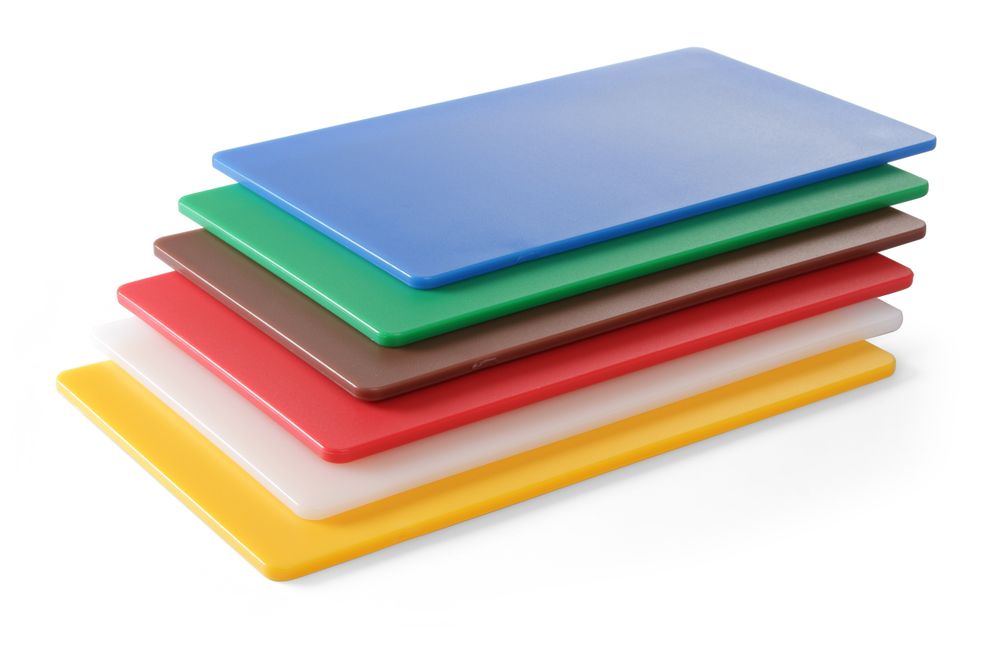 Taglieri HACCP GN 1/1 - set di 6 colori, HENDI, 6 pezzi, 530x325mm