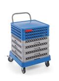 Carrello per cestelli da lavastoviglie con manico, HENDI, 575x545x(H)920mm