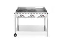 Griglia a gas con 3 bruciatori, HENDI, Profi Line, 17,4kW, 1078x612x(H)825mm