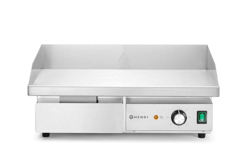 Fry top, HENDI, Budget Line, 220-240V/3000W, 550x430x(H)240mm
