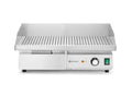 Fry top rigata, HENDI, Budget Line, 220-240V/3000W, 550x430x(H)240mm