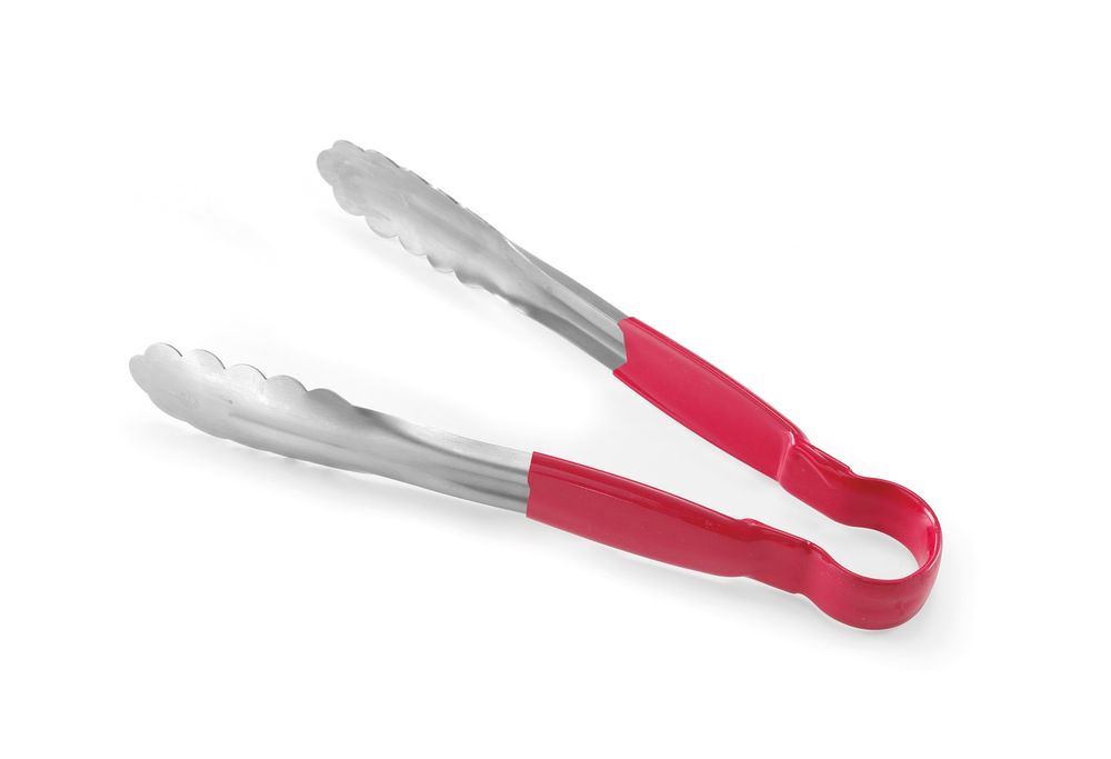 Pinze per servizio HACCP 300 mm, HENDI, Rosso, (L)300mm
