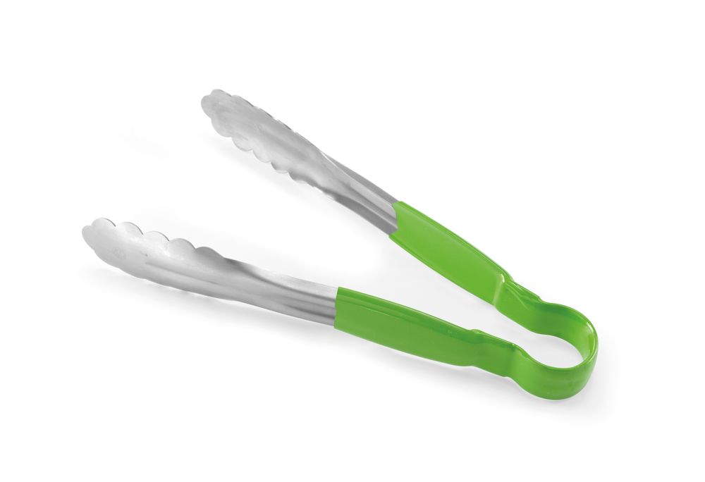 Pinza per servizio HACCP 250 mm, HENDI, Verde, (L)250mm