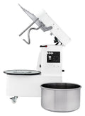 Miscelatore a spirale con testa sollevabile e ciotola rimovibile, HENDI, 88 kg/h, 32L, 230V/1100W, 431x740x(H)804mm