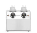 Riscaldatore di salse doppio, HENDI, 1,3L, 220-240V/400W, 270x223x(H)282mm