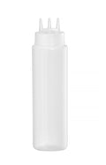 Bottiglia per riscaldatori di salse, HENDI, 0,65L, Trasparente, ⌀68x(H)247mm