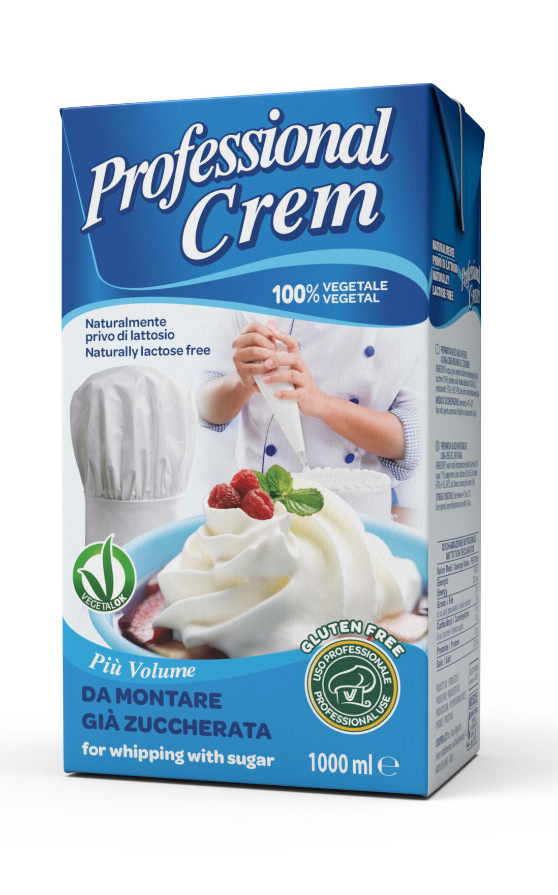 Panna Vegetale Professional Crem Ct Lt 12 X Gelateria