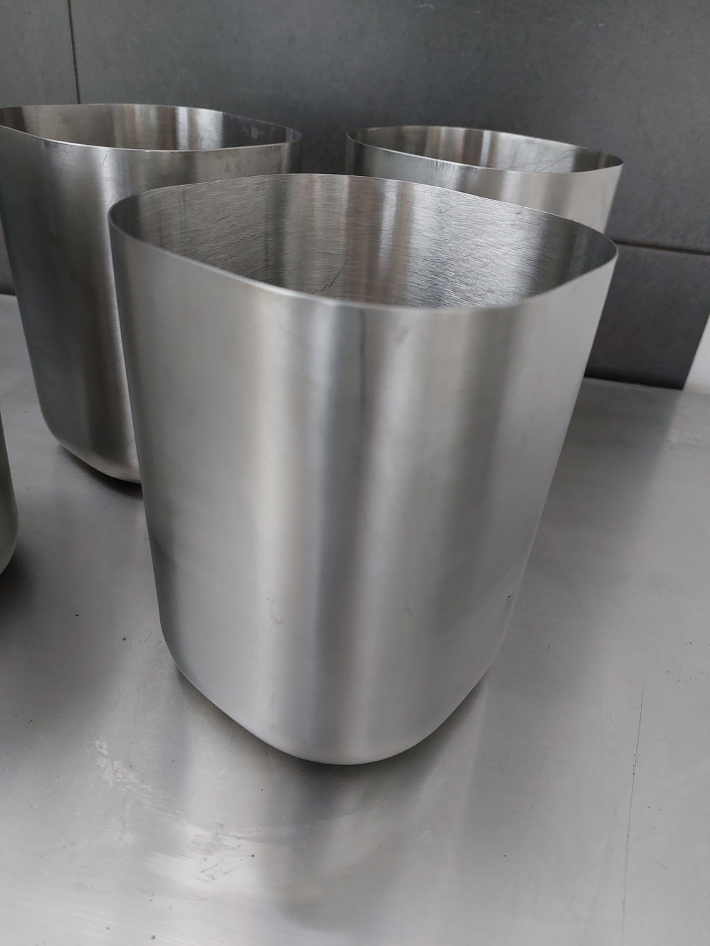 Contenitori in acciaio per pasticceria/gelateria 4 Pz.