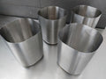 Contenitori in acciaio per pasticceria/gelateria 4 Pz.
