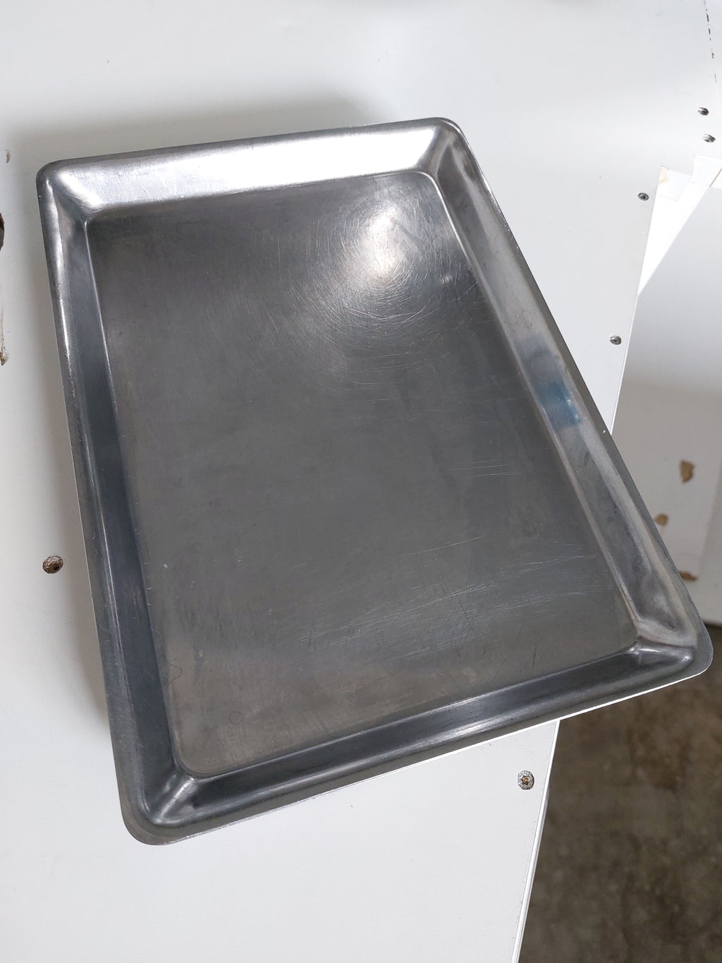Vassoio da vetrina in acciaio inox cm 31x22x2 - immagine 2
