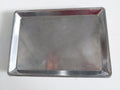 Vassoio da vetrina in acciaio inox cm 31x22x2
