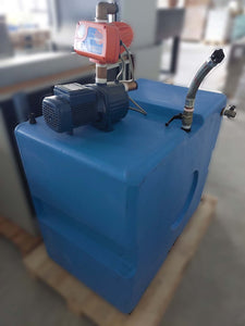 Cisterna da 500 litri con motore autoclave