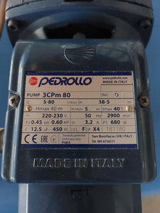 Cisterna da 500 litri con motore autoclave