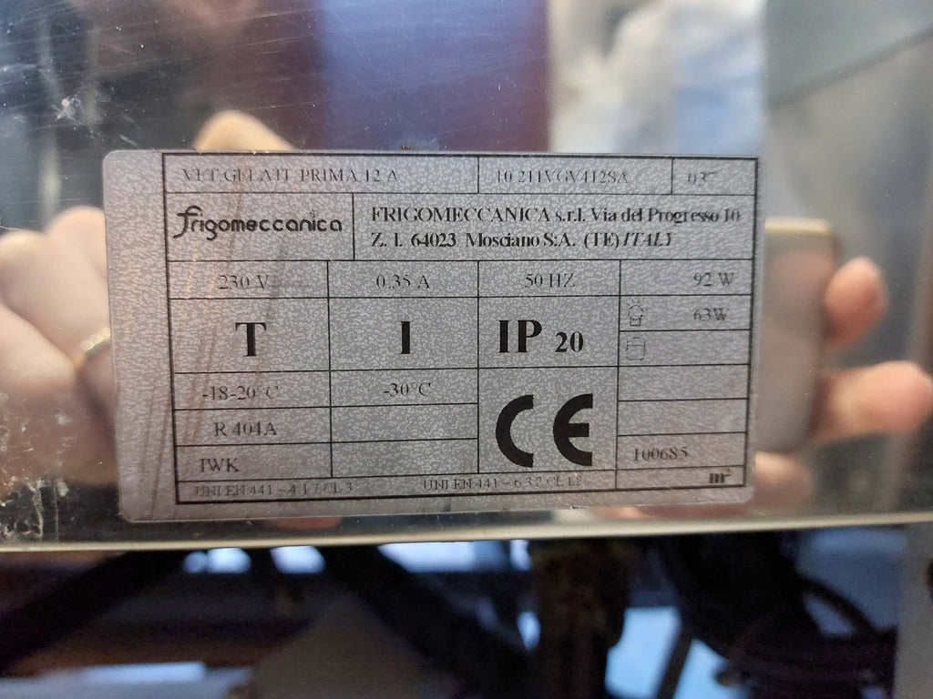 Vetrina gelati 24 gusti FRIGOMECCANICA