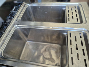 Cuocipasta bollitore professionale a gas 2 vasche Alpeninox
