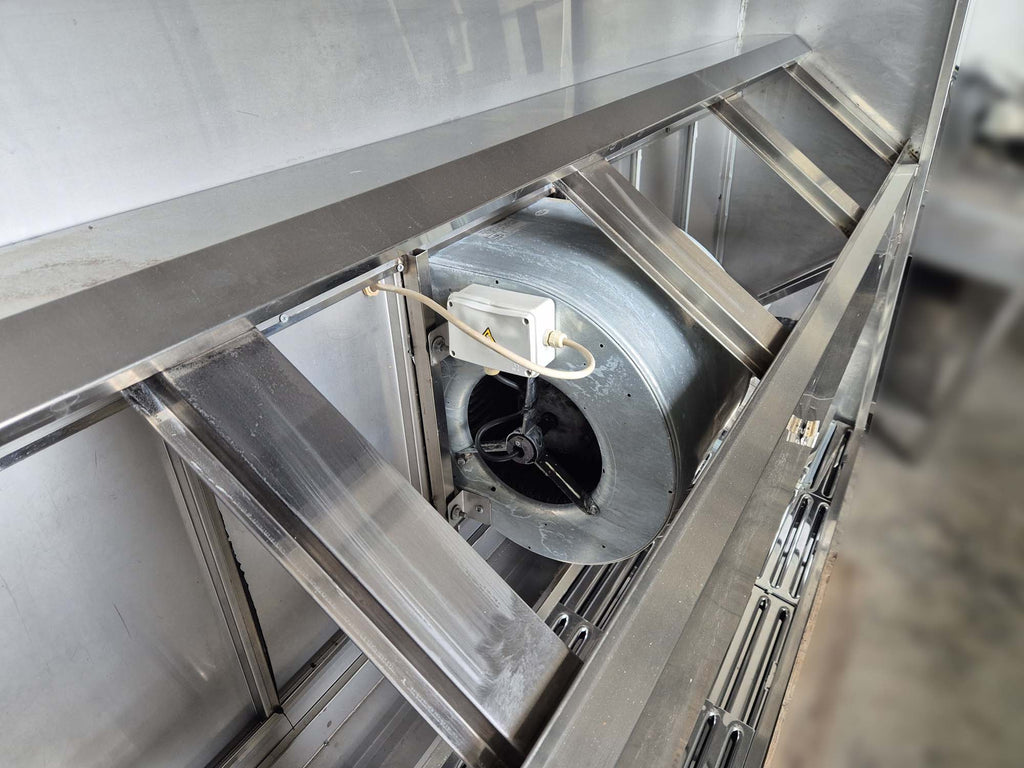 Cappa centrale con motore aspirante cm 240x140x50