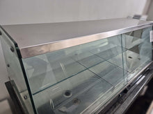 Carica l&#39;immagine nel visualizzatore di Gallery, Vetrina riscaldata inox e vetro, 2 piani 140x63x55
