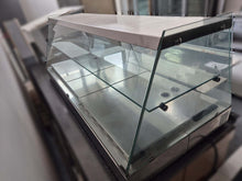 Carica l&#39;immagine nel visualizzatore di Gallery, Vetrina riscaldata inox e vetro, 2 piani 140x63x55
