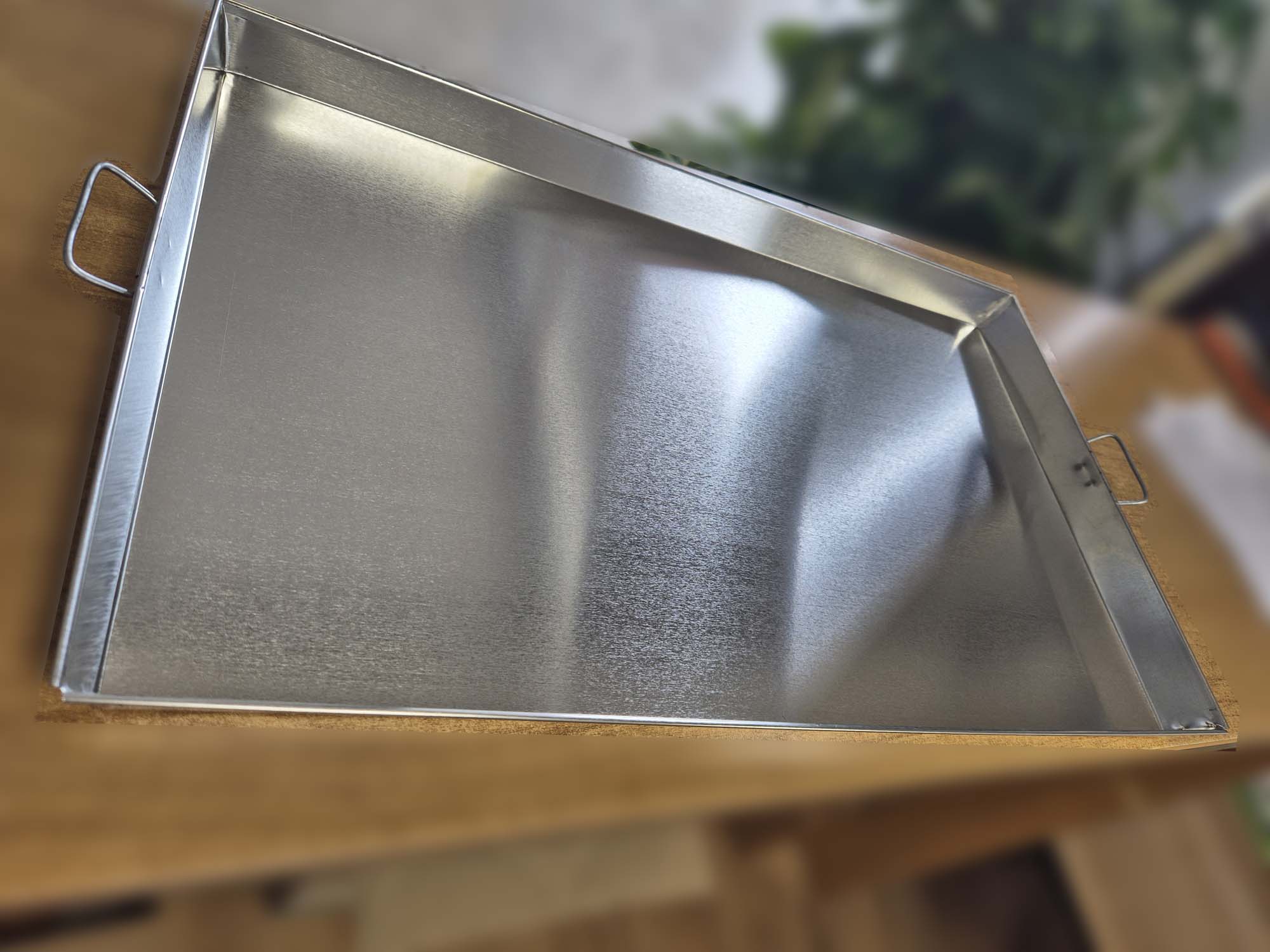 Teglia in alluminio con manici cm 40x60x3,5