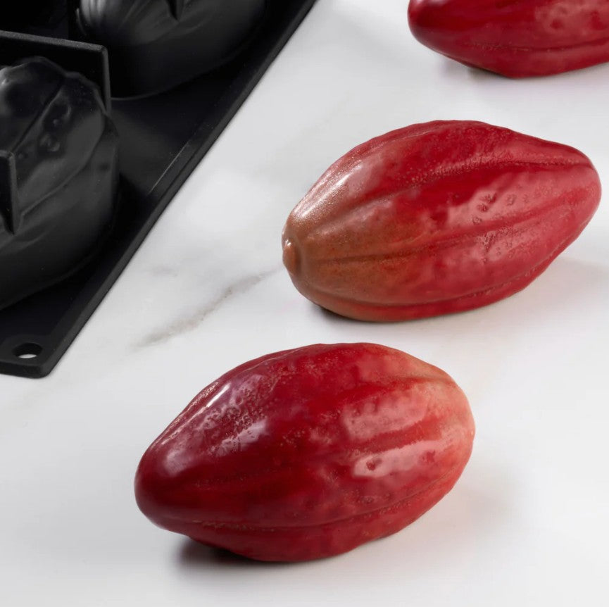 Stampo Silicone Fava di Cacao 12 Impronte Pavoni