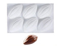 Stampo Silicone Fava di Cacao 6 Impronte Monoporzione