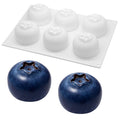 Stampo Silicone Mirtillo 6 Impronte Monoporzione