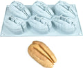 Stampo Silicone Noce 6 Impronte Monoporzione