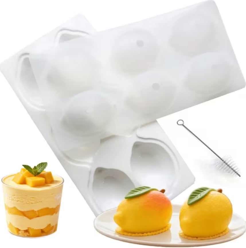 Stampo Silicone Medio Limone 6 Impronte Monoporzione