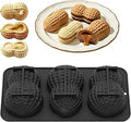 Stampo Silicone Arachide 3 Impronte Monoporzione
