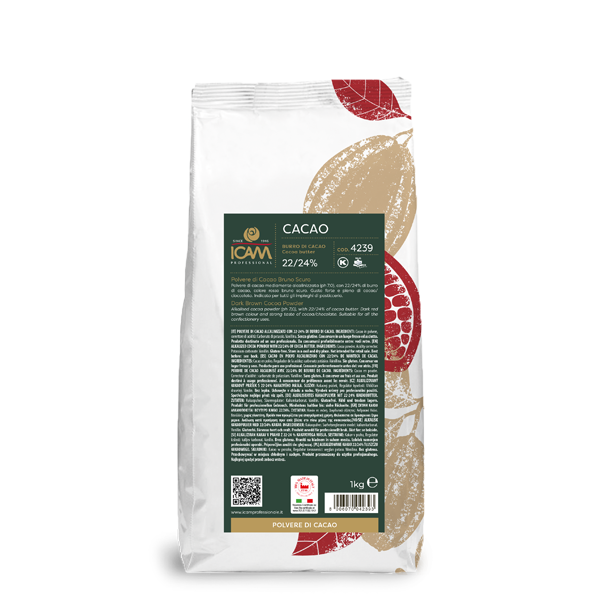 Cacao amaro in polvere 22/24 Kg 1 Icam