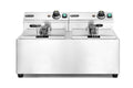 Friggitrici Profi Line - 2 x 8 L, HENDI, Profi Line, 16L, 230V/7000W, 605x460x(H)369mm