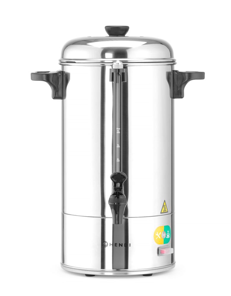Percolatore a parete singola, HENDI, 6L, 230V/1500W, 355x355x(H)470mm