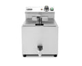 Friggitrice profonda XL con rubinetto di scarico, HENDI, Profi Line, 10L, 400V/6600W, 300x585x(H)377mm