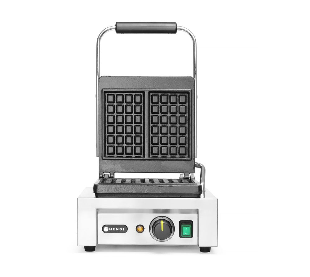 Piastra per waffle 'Liège', HENDI, 230V/1500W, 330x437x(H)251mm