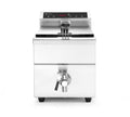 Friggitrice ad induzione con rubinetto di scarico - 8 l, HENDI, 8L, Grigio chiaro, 230V/3500W, 288x619x(H)408mm