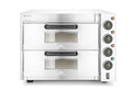Forno pizza sovrapposto 3000W, HENDI, Argento, 230V/3000W, 580x560x(H)435mm